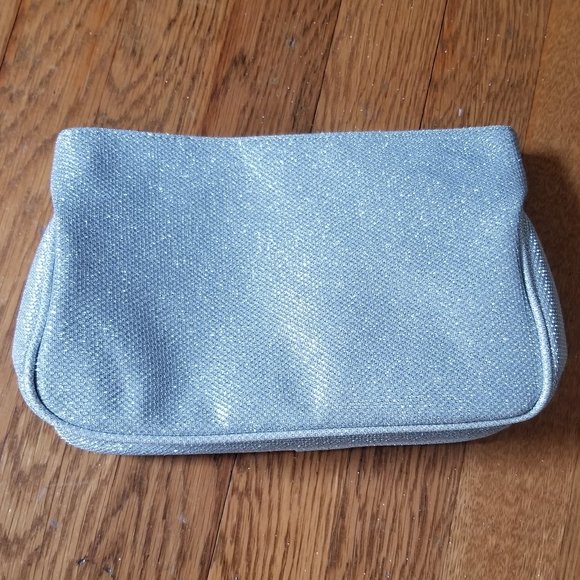 Handbags - Silver Sparkly Makeup Bag